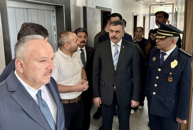 İçişleri Bakanı Çiftçi, Kaman'daki yatırımları yerinde inceledi