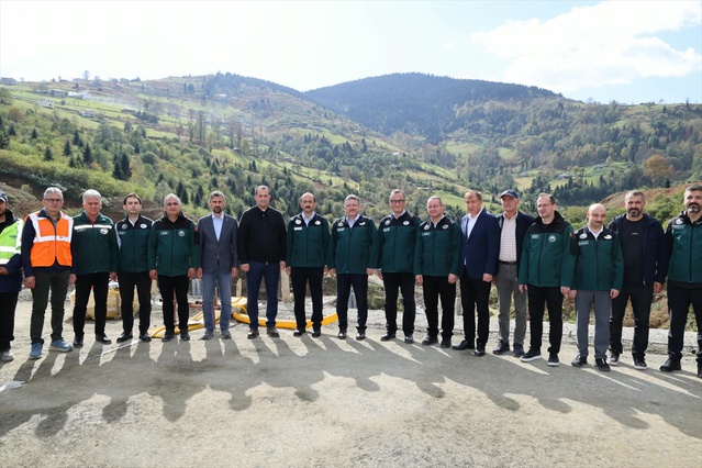 Trabzon Akçaabat'taki Uçarsu Göleti gelecek yıl hizmete girip içme suyu sağlayacak