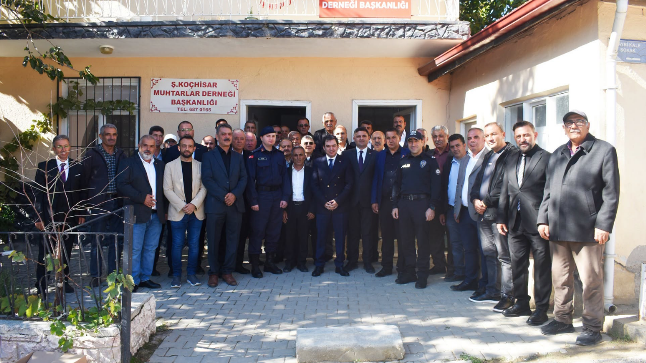 Şereflikoçhisar’da Muhtarlar Günü ziyareti