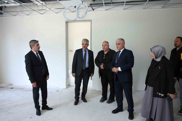 Düzce Valisi Makas, iki okul inşaatını gezdi, binalar kısa sürede hizmete girecek