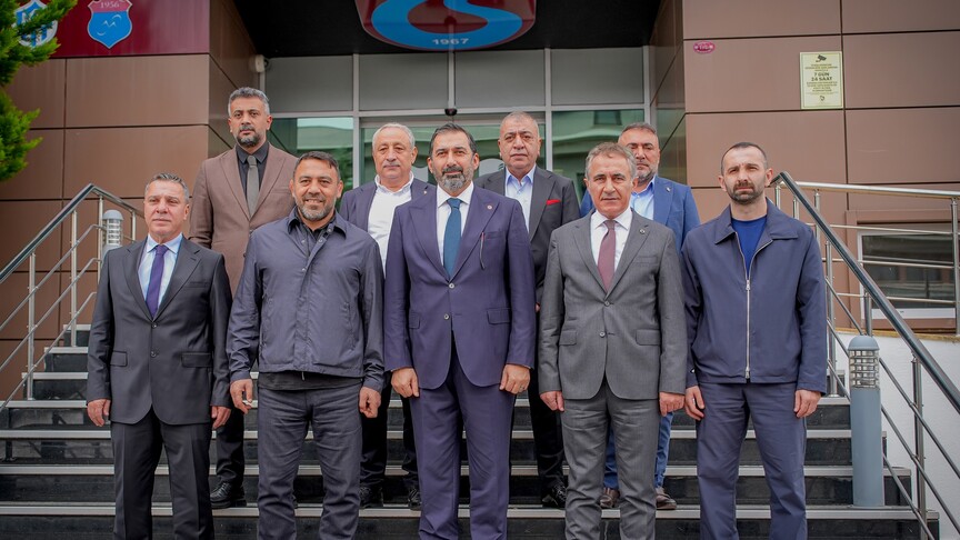 Gençlik ve Spor Bakan Yardımcısı Hamza Yerlikaya, Trabzonspor Kulübünü ziyaret etti