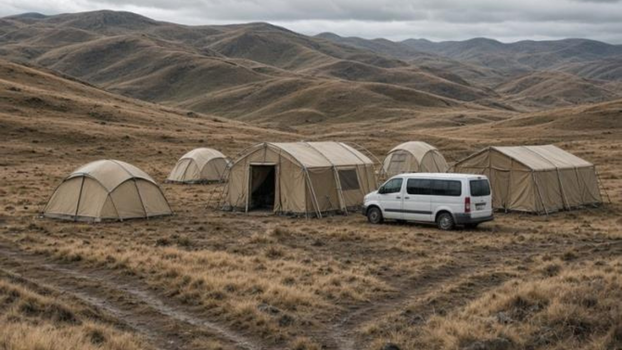 Erzincan yaylalarında tulum peyniri üreticilerinin yağış mesaisi