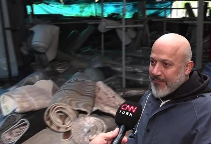 Halı yıkama işletmesi çamur içinde kaldı: "Müşteriler 'Halım nerede?' diye arıyorlar"