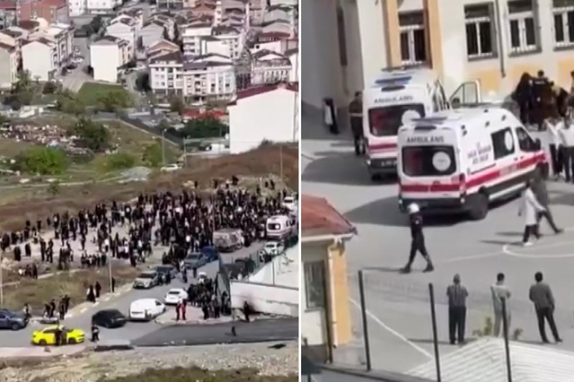 İstanbul'da lisede kavga! Ekipler olay yerine sevk edildi