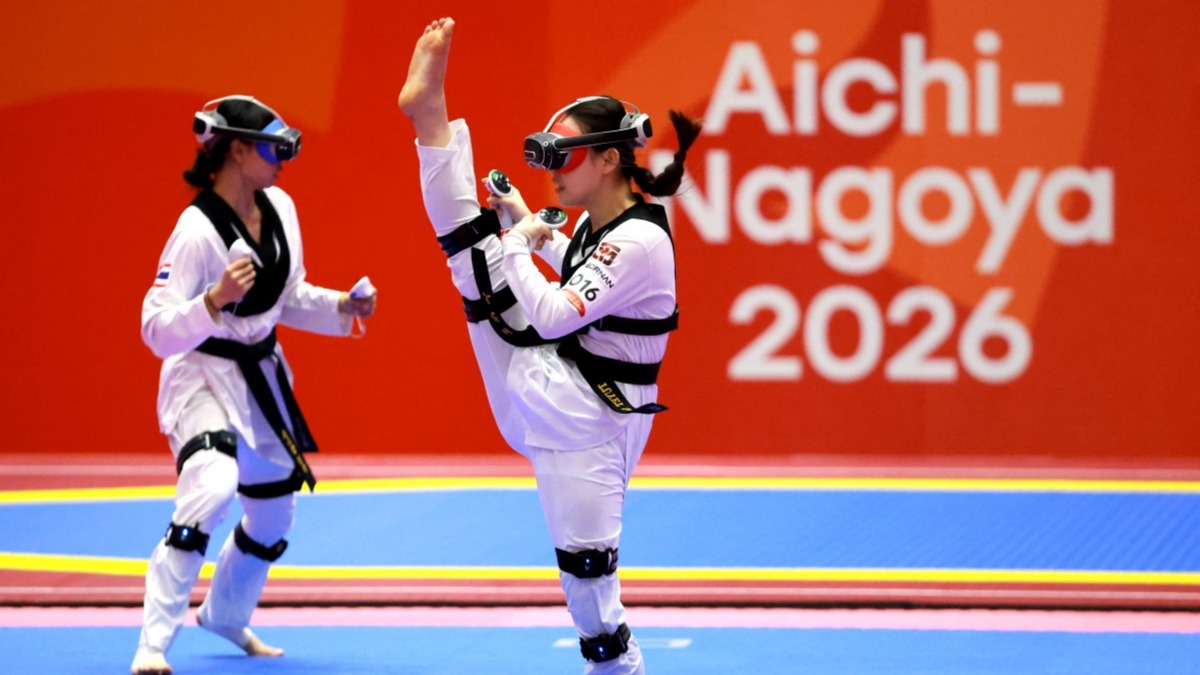 Bu da "temassız" dövüş. Sanal taekwondo Asya Oyunları'na girdi