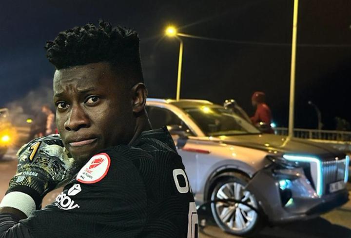 Trabzonspor'da Onana, Hearts maçı sonrası trafik kazası geçirdi