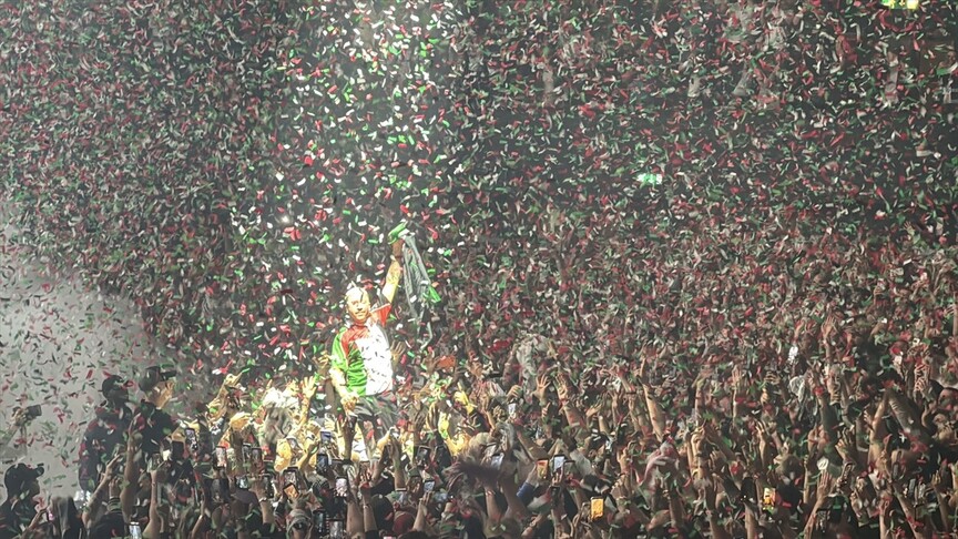 ABD'li rapçi Macklemore, Özgür Filistin Turnesi'nin son konserini Londra'da verdi