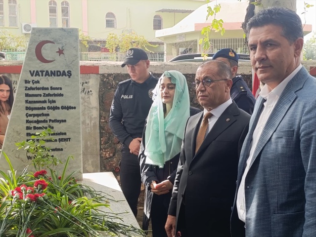 Şehit Kaymakam Saim Bey, kurtuluşun 106. yılında mezarı başında anıldı