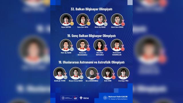 Bilim olimpiyatlarında tarihi başarı: Türkiye 2026da 78 madalya kazandı