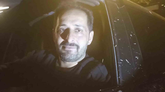 Sivas Gürün'de şehir merkezine inen kurt, sürücü tarafından otomobille takip edildi.