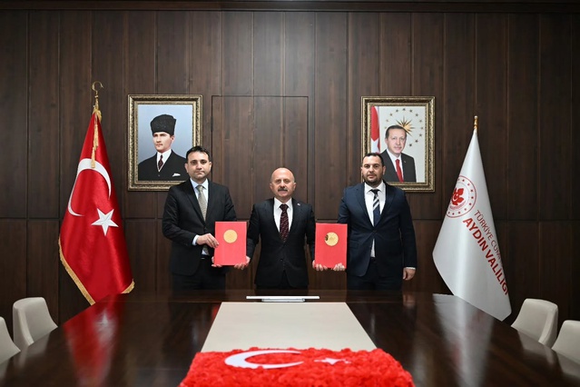Aydın Çine'de OSB ile İl Milli Eğitim 80 çocukluk anaokuluna bağış protokolü imzaladı