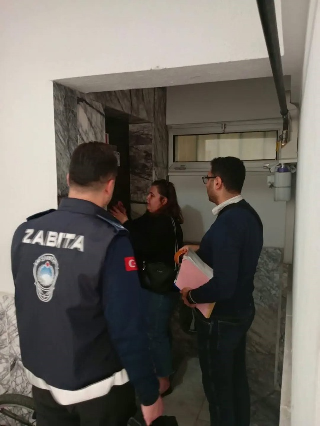 Aydın Germencik'te güvenli kullanım şartlarını karşılamayan asansörler mühürlendi