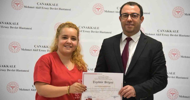 Çanakkale Devlet Hastanesinde sezaryen oranı düşük, birimlere teşekkür edildi